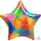 45CM STANDARD HOLOGRAPHIC IRIDESCENT RAINBOW STAR S40